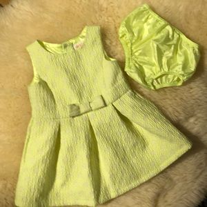 Cat & Jack infant lime green dress. Easter!🐣🐰
